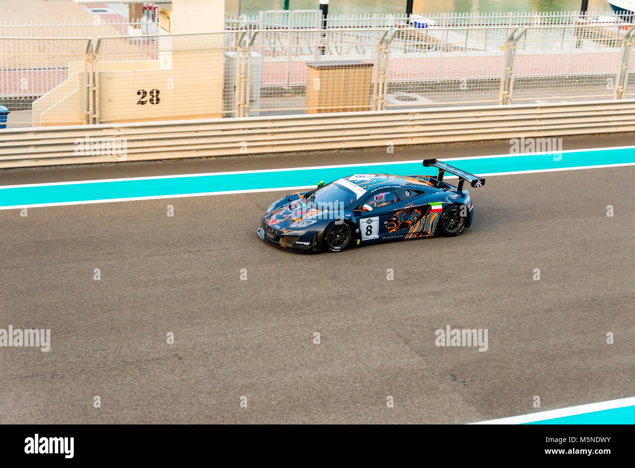 Le circuit automobile Yas Marina Sports Car Banque D'Images