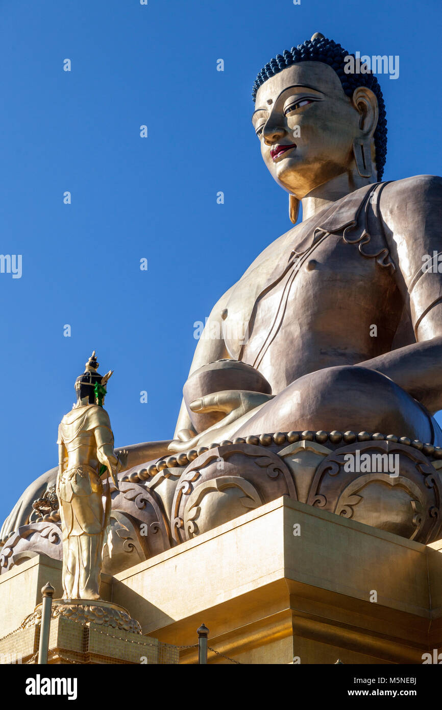 Thimphu, Bhoutan. Dordenma Statue du Grand Bouddha. Banque D'Images