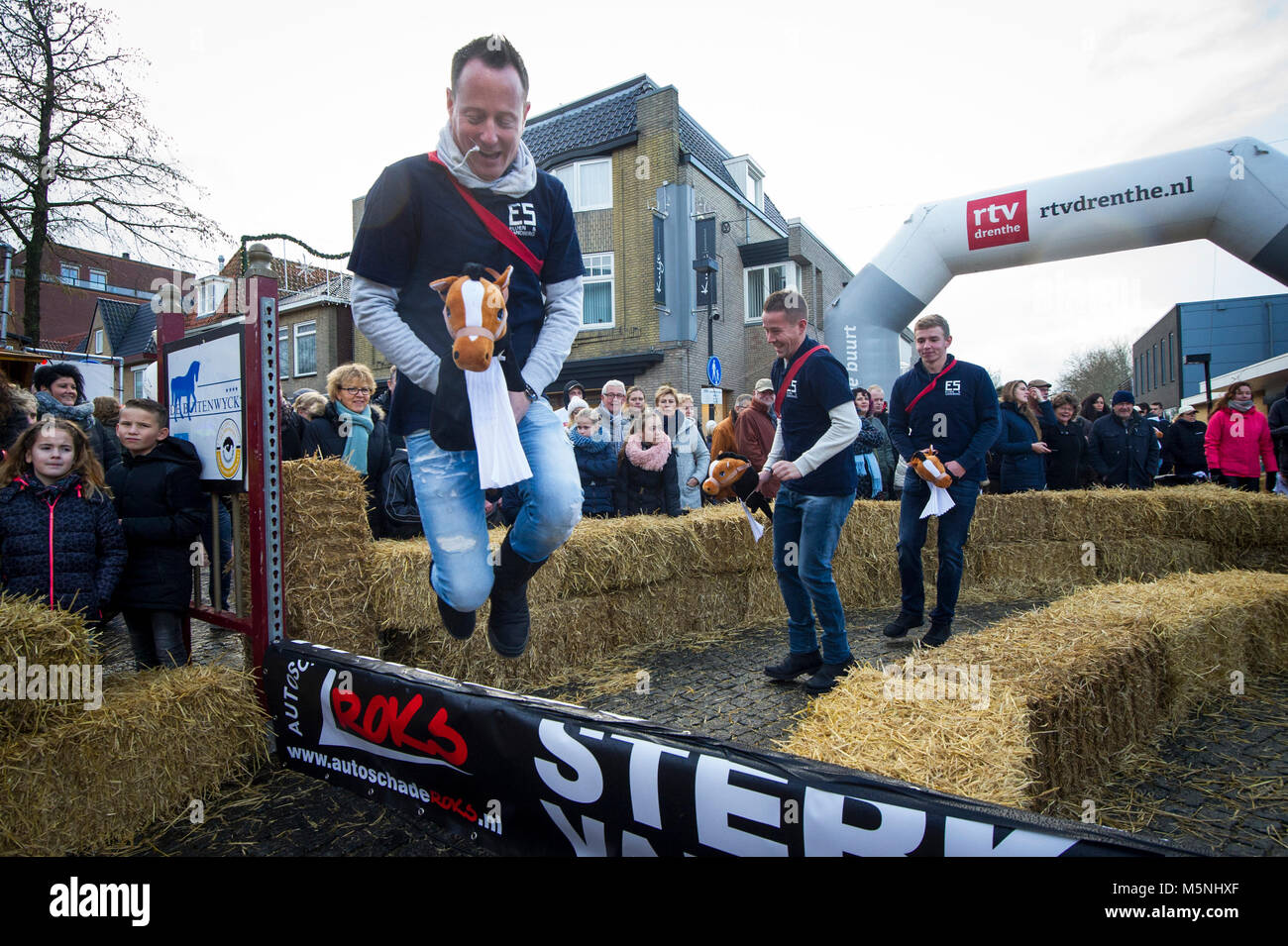 Hobby Horse Racing. Championnat néerlandais. Les Pays-Bas. Hoogeveen. 09-12-2017 Banque D'Images