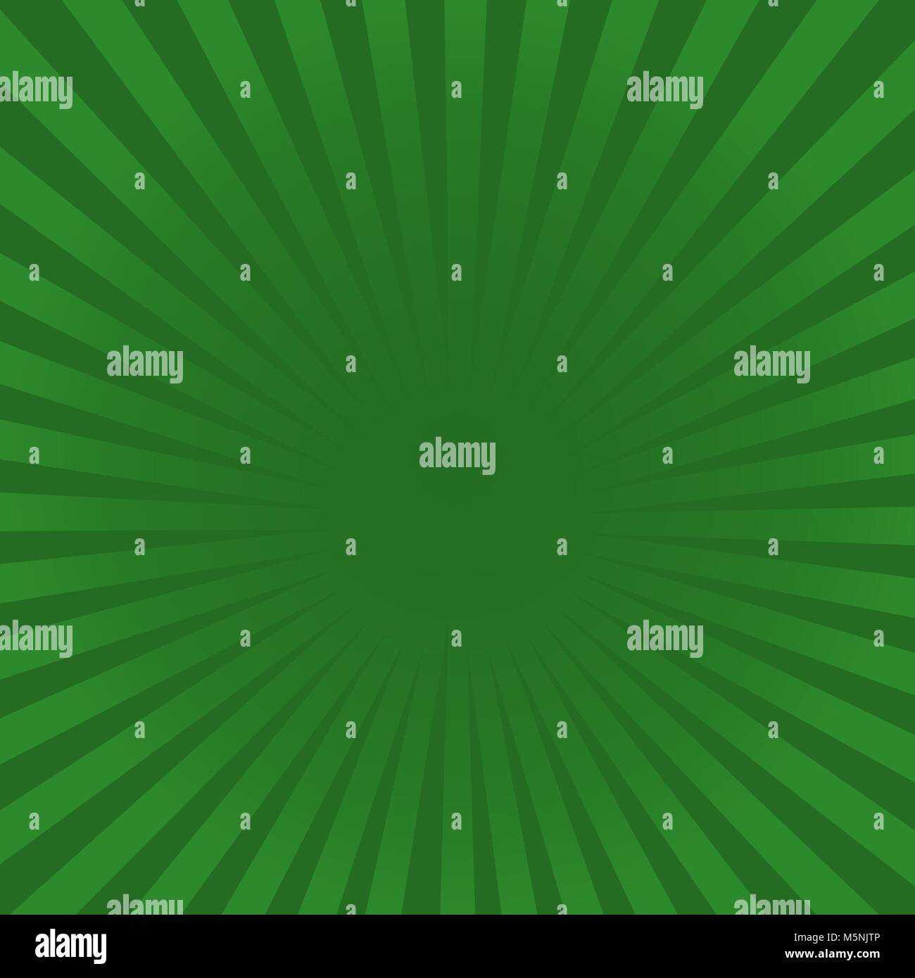 Rayons verts Sunburst modèle. Sunburst Radial ray background vector illustration. Illustration de Vecteur