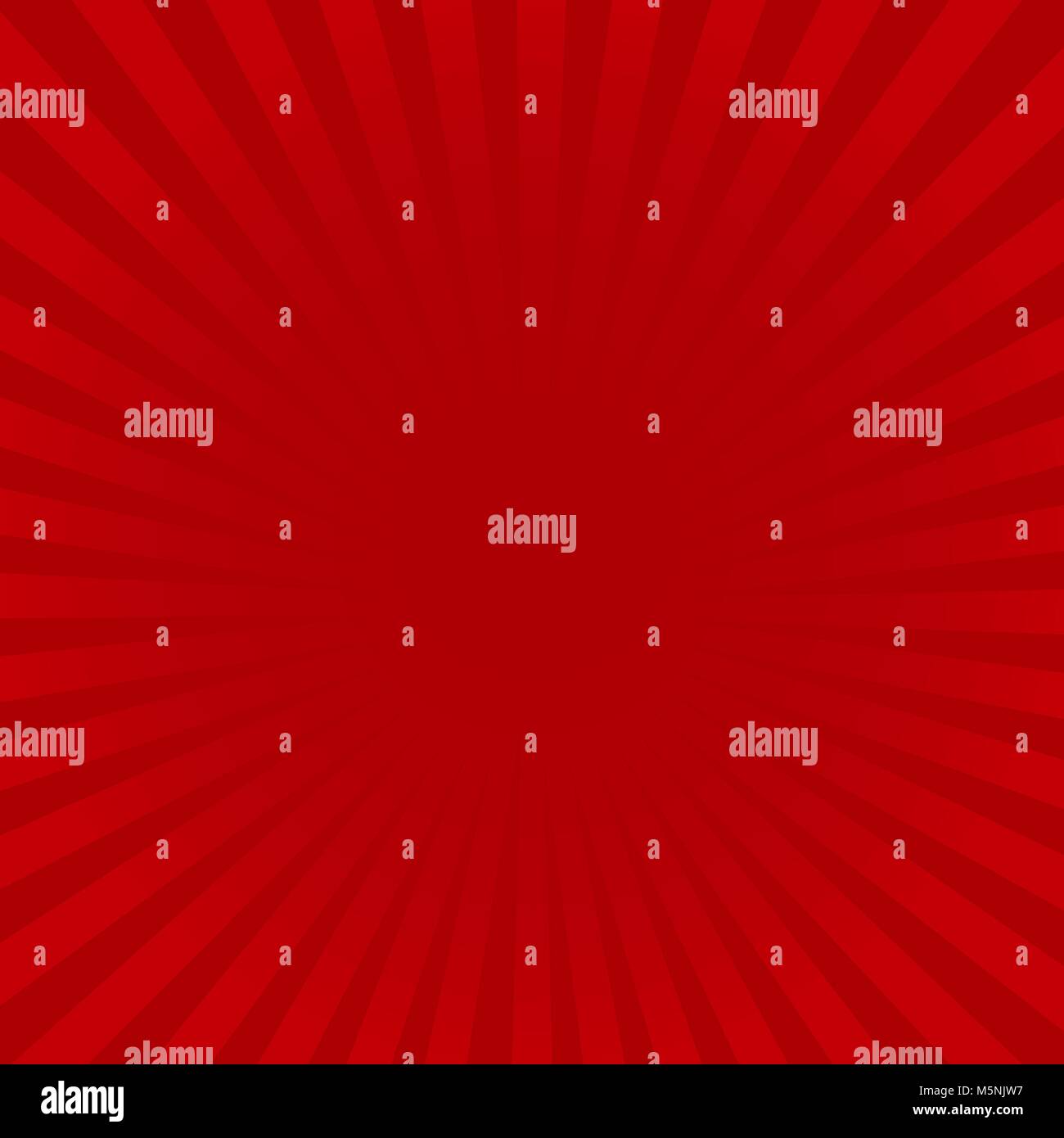 Sunburst rayons rouges. Sunburst Radial ray background vector illustration. Illustration de Vecteur