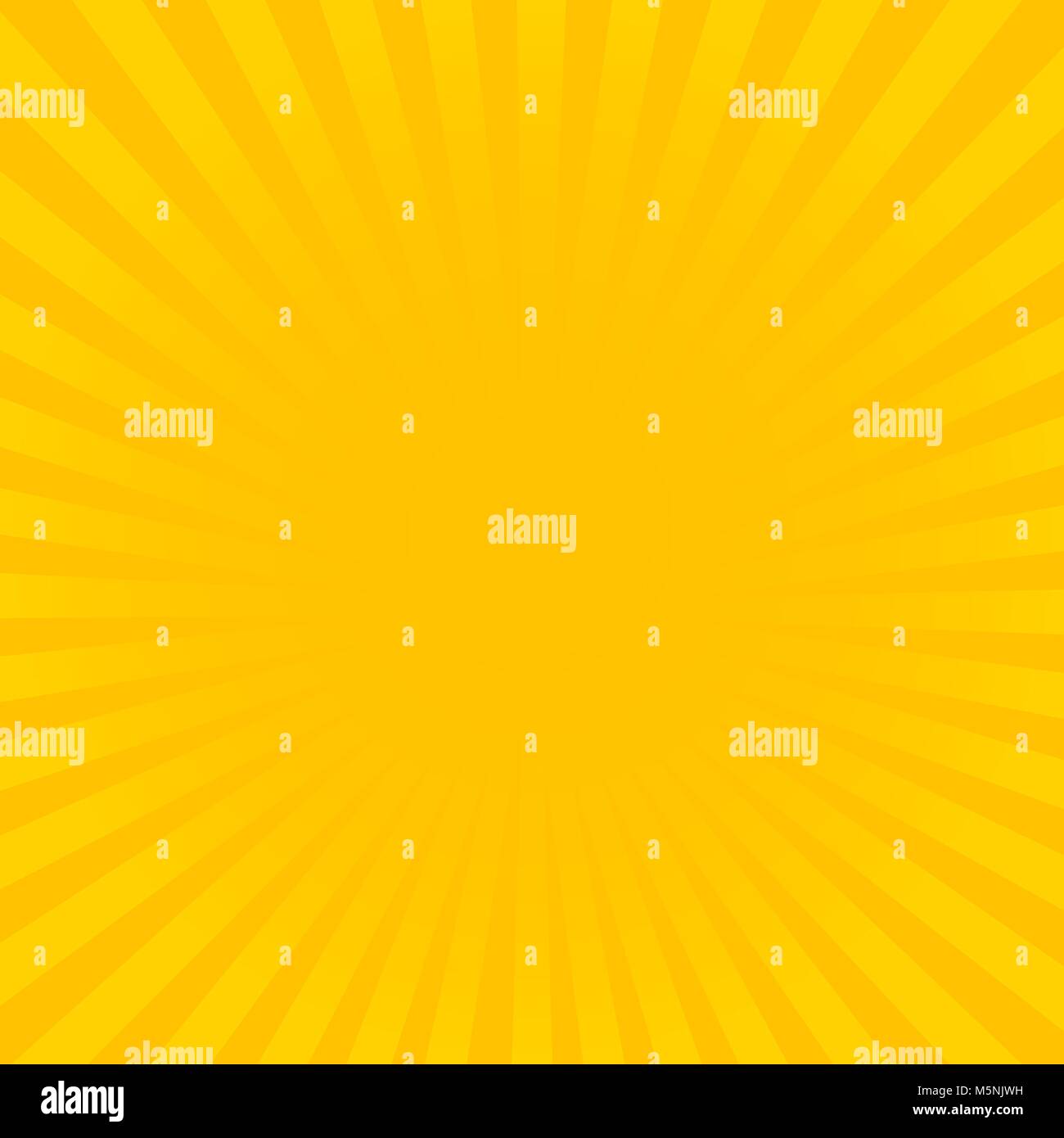 Sunburst rayons jaunes. Sunburst Radial ray background vector illustration. Illustration de Vecteur