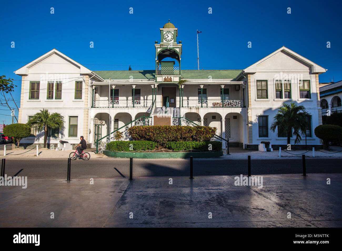 La Cour suprême du Belize à Belize City Banque D'Images