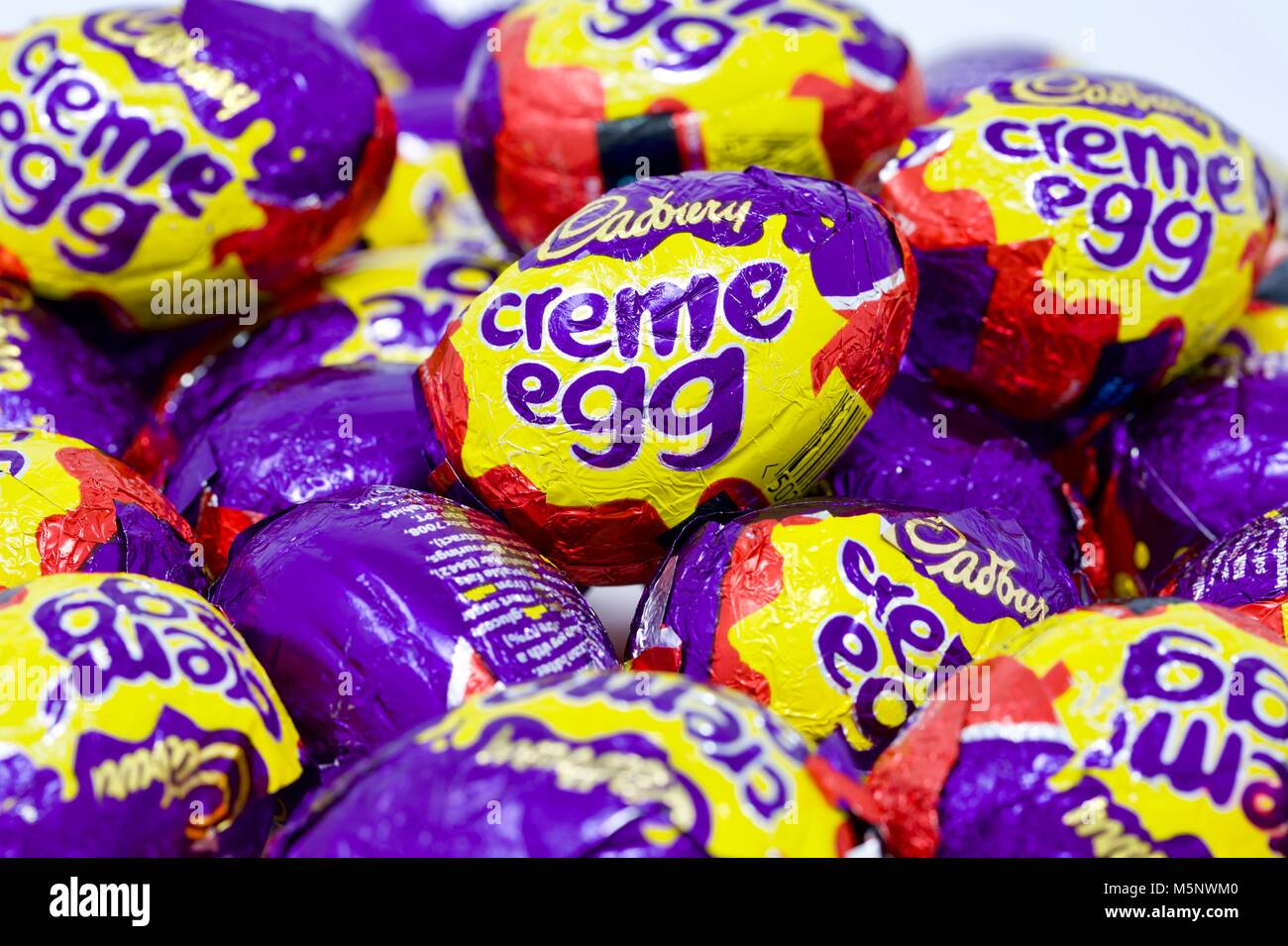 Cadburys Oeufs Crème Banque D'Images