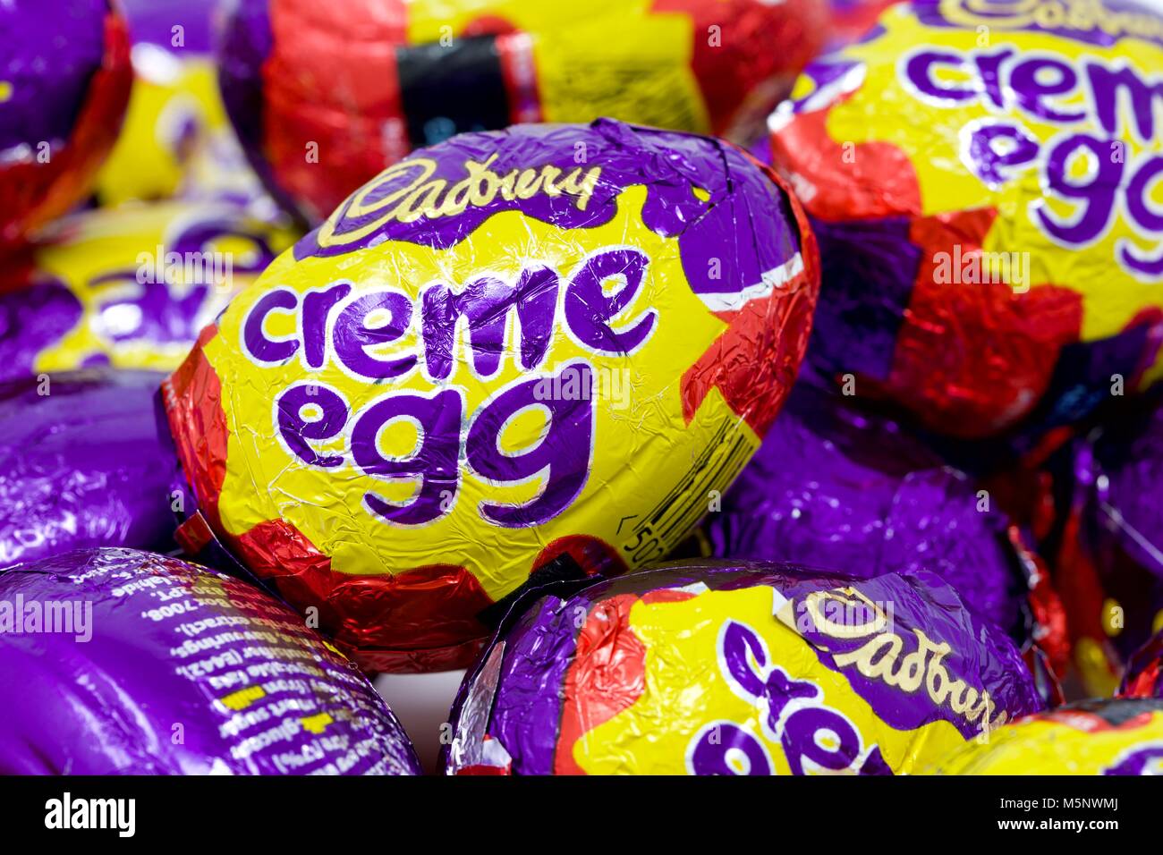 Cadburys Oeufs Crème Banque D'Images