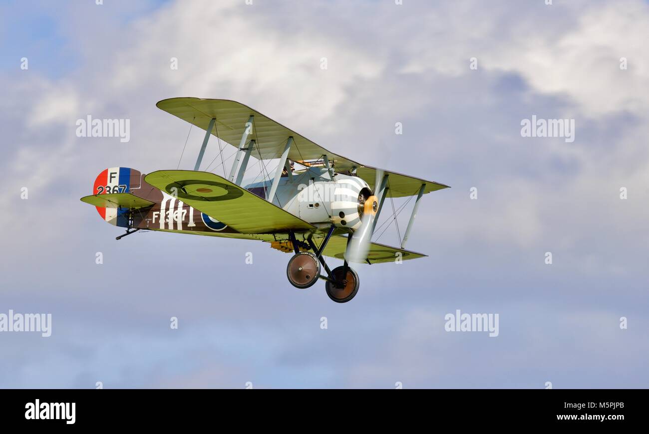 Sopwith Snipe 1918 réplique d'un combattant de la Première Guerre mondiale Banque D'Images