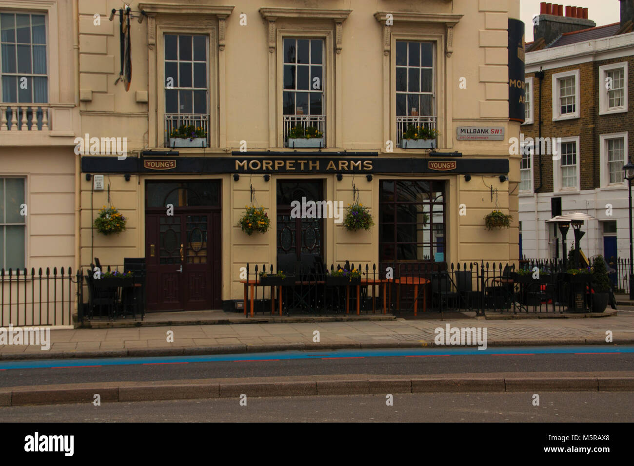 Photographie couleur de la Morpeth armes, Londres, Angleterre, Royaume-Uni. Credit : Londres Snapper Banque D'Images