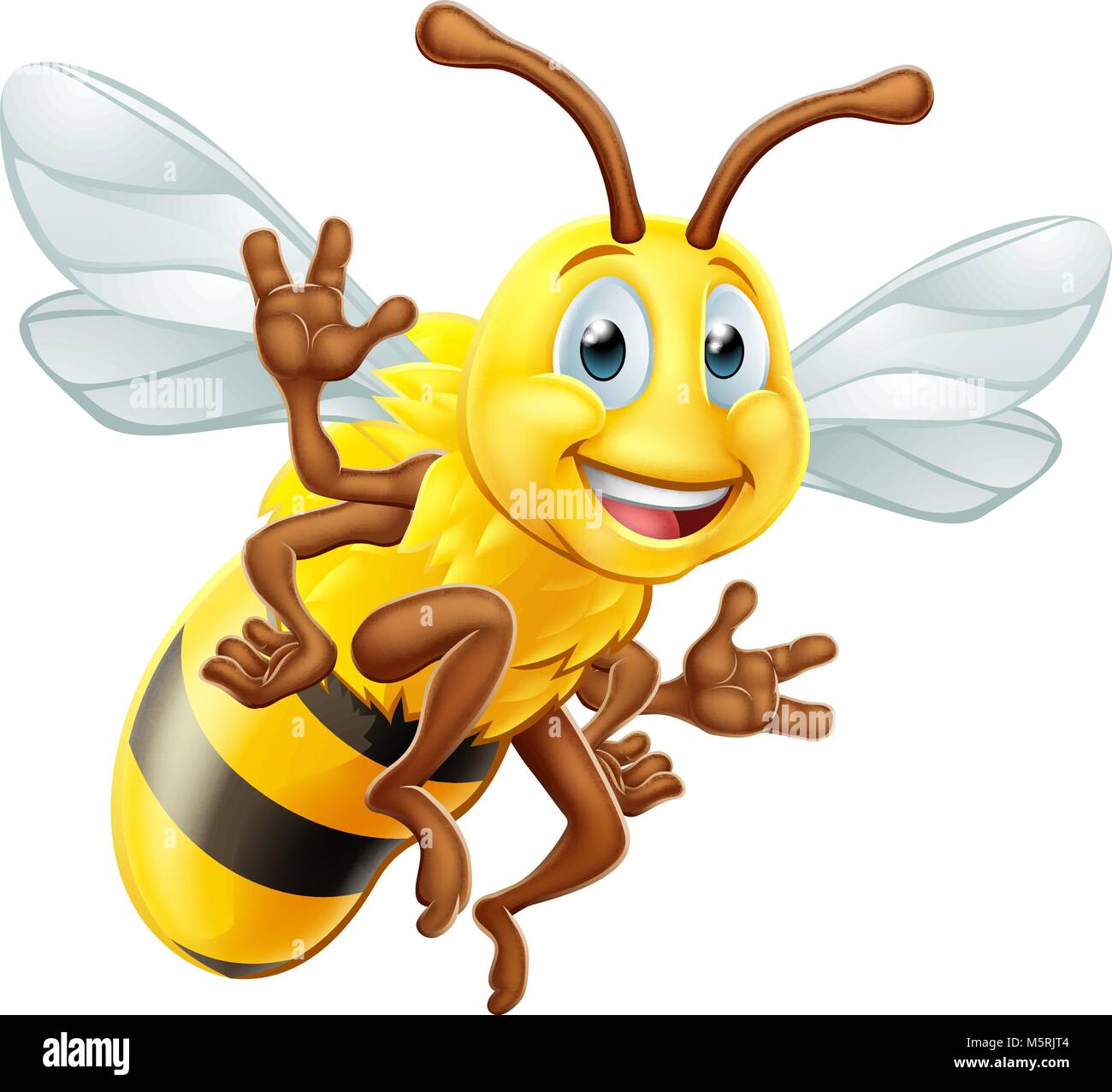 Personnage de l'Abeille Illustration de Vecteur