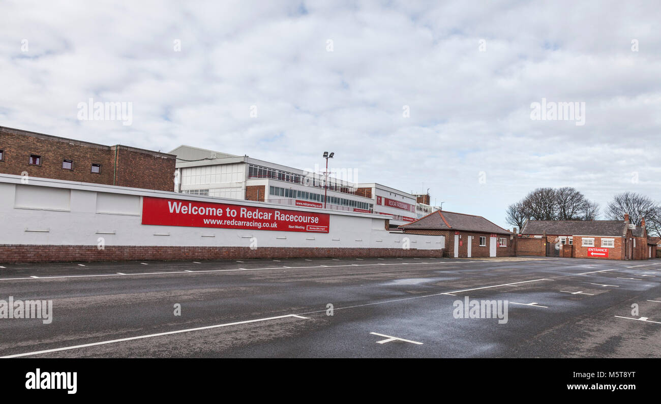 Redcar Hippodrome,Angleterre,UK Banque D'Images