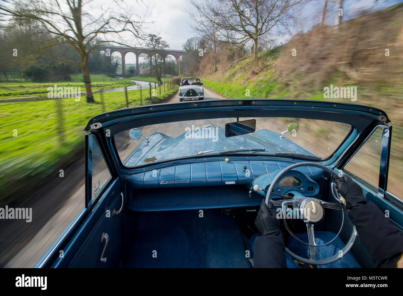 1955 Ford Zephyr 92, de la voiture familiale Banque D'Images