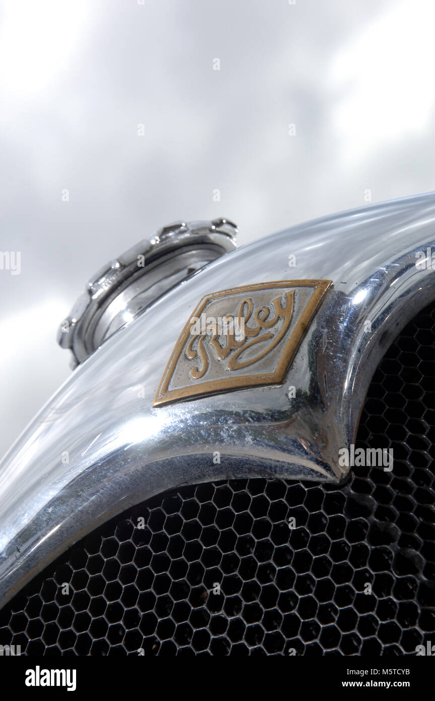 1936 Riley Merlin avant guerre voiture de sport britannique Banque D'Images