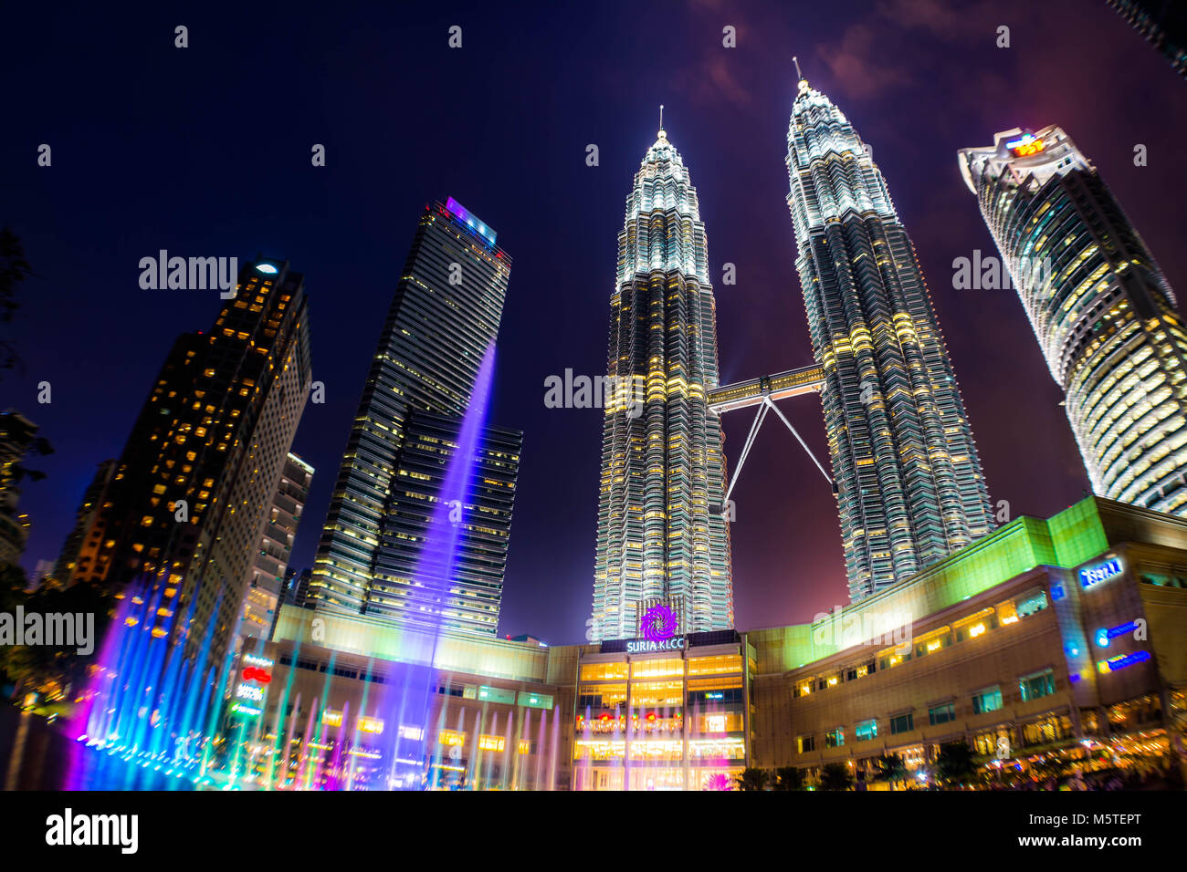 Kuala Lumpur - Tours Petronas KLCC Park - Malaisie Banque D'Images