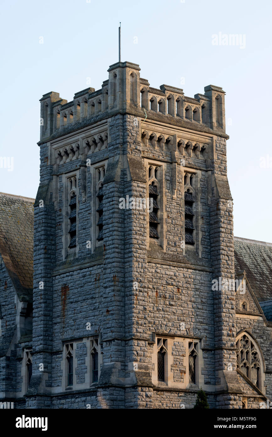 Sainte Marie et l'église catholique Saint Egwin, Evesham, Worcestershire, Angleterre, RU Banque D'Images