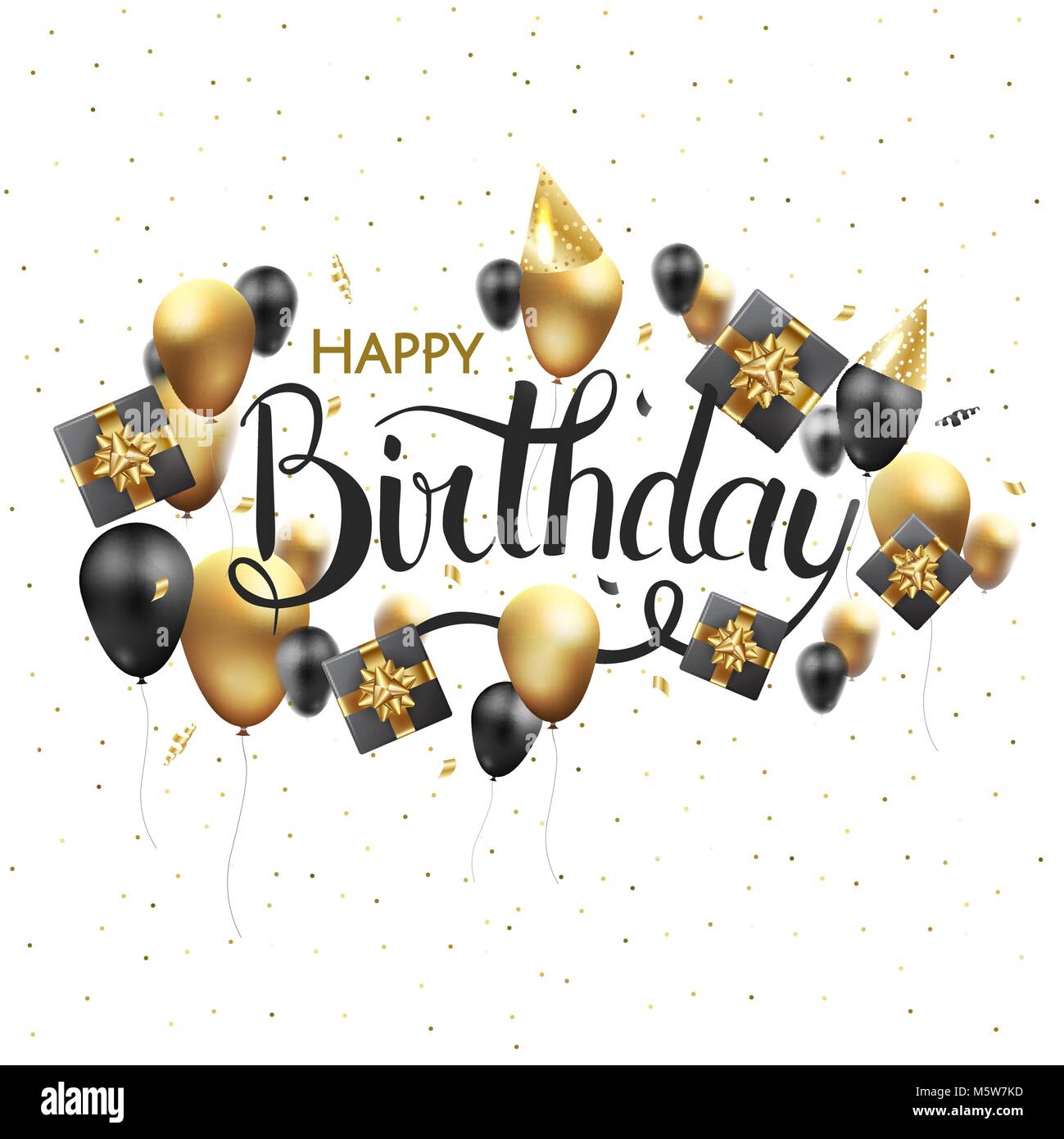 Joyeux Anniversaire Typographie Design Vectoriel Pour Les Cartes De Vœux Et D Affiches Avec Ballon Confetti Et Boite Cadeau Image Vectorielle Stock Alamy Joyeux Anniversaire Typographie Design Vectoriel Pour Les Cartes De Vœux Et D Affiches Avec Ballon Confetti Et Boite Cadeau Image Vectorielle Stock Alamy
