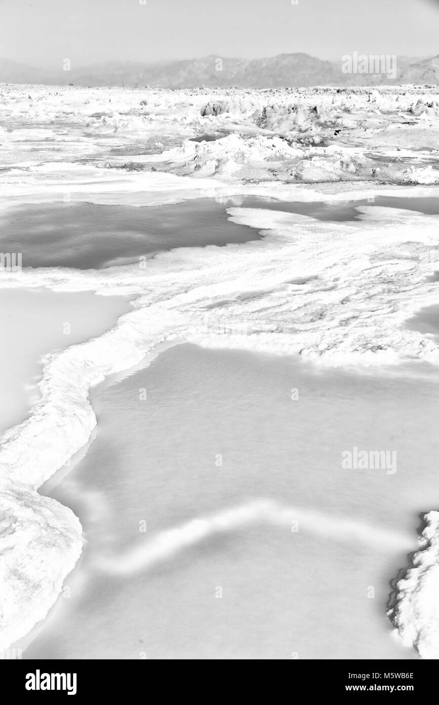 Dans l'Afrique de l'Éthiopie de danakil dépression volcanique de dallol Banque D'Images