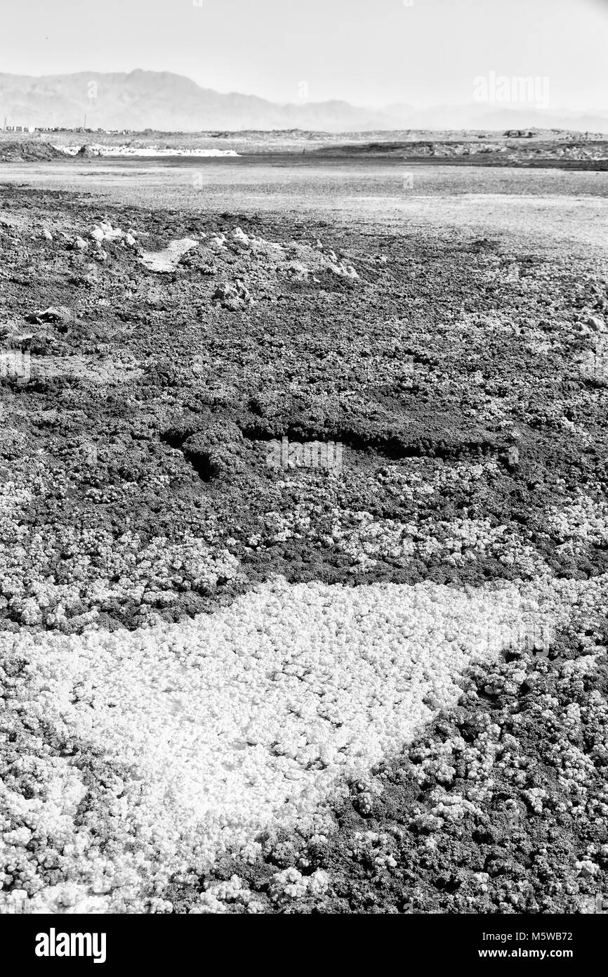 Dans l'Afrique de l'Éthiopie de danakil dépression volcanique de dallol Banque D'Images