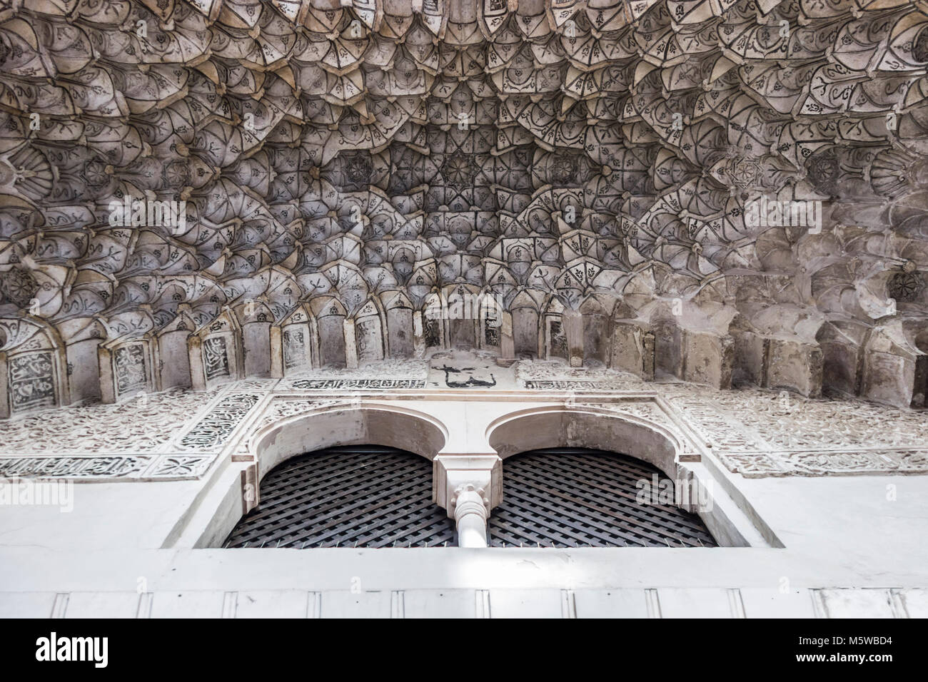 Monument historique, Corral del Carbon, héritage de l'architecture arabe,Grenade, Espagne. Banque D'Images
