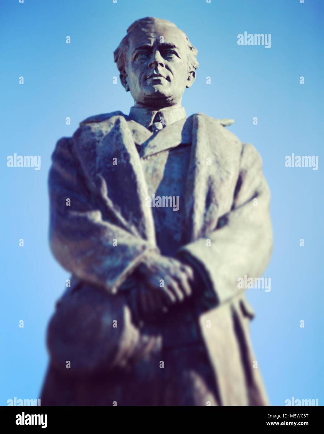 Scott Memorial, de la statue de Robert Falcon Scott, dans la région de Portsmouth Historic Dockyard / Chantier Naval historique. UK. Scott et ses compagnons ont péri en 1912 Banque D'Images