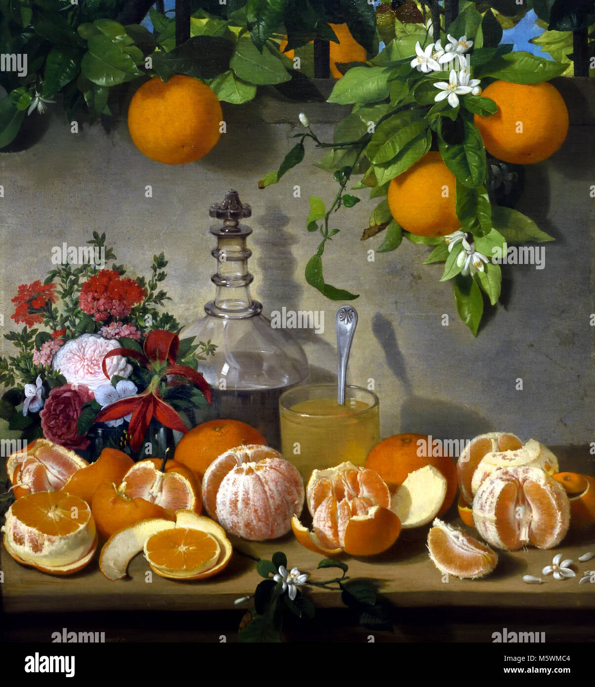 La vie encore d'oranges 1863/1863 Rafael Romero Barros 1832 - 1895 19ème siècle,, Espagne, Espagnol, style Costumbrismo Banque D'Images La vie encore d'oranges 1863/1863 Rafael Romero Barros 1832 - 1895 19ème siècle,, Espagne, Espagnol, style Costumbrismo Banque D'Images