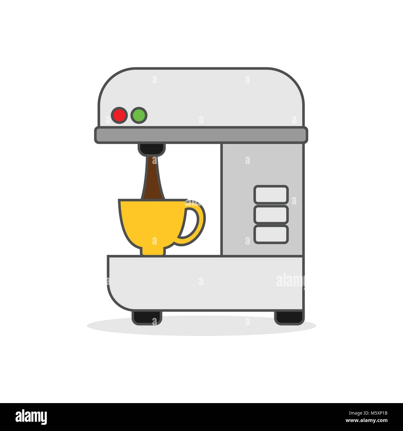 Machine à café Vector Illustration Graphic Design Illustration de Vecteur