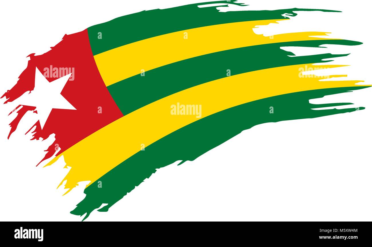 Drapeau togo, vector illustration Illustration de Vecteur