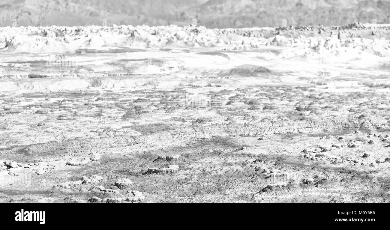 Dans l'Afrique de l'Éthiopie de danakil dépression volcanique de dallol Banque D'Images