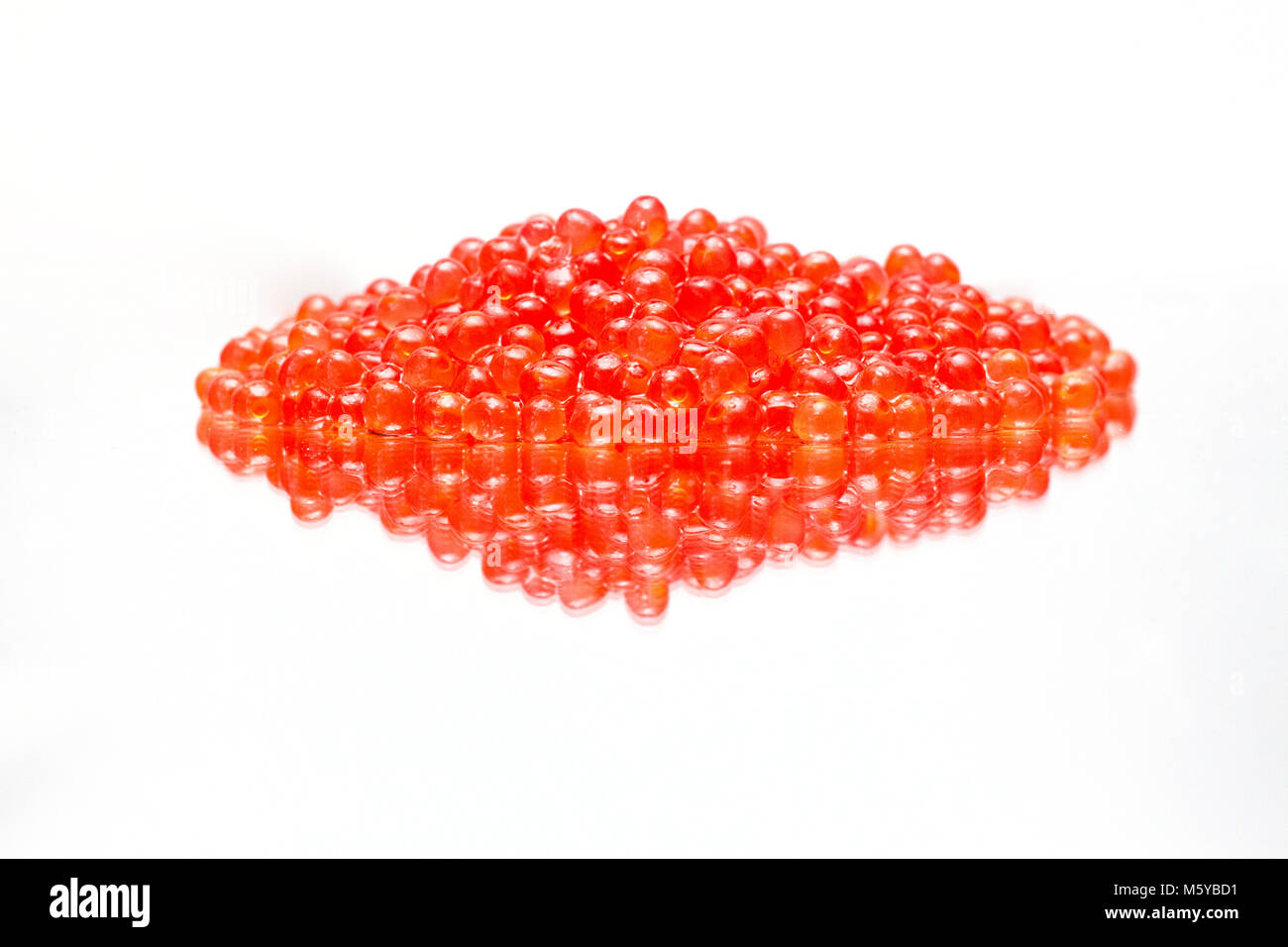 Montagne de delicious fresh caviar rouge Banque D'Images