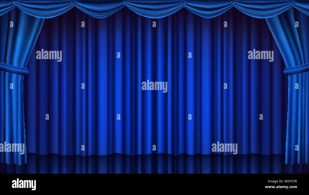 Rideau de théâtre bleu vecteur. Théâtre, Opéra ou cinéma scène ... Rideau de théâtre bleu vecteur. Théâtre, Opéra ou cinéma scène ...