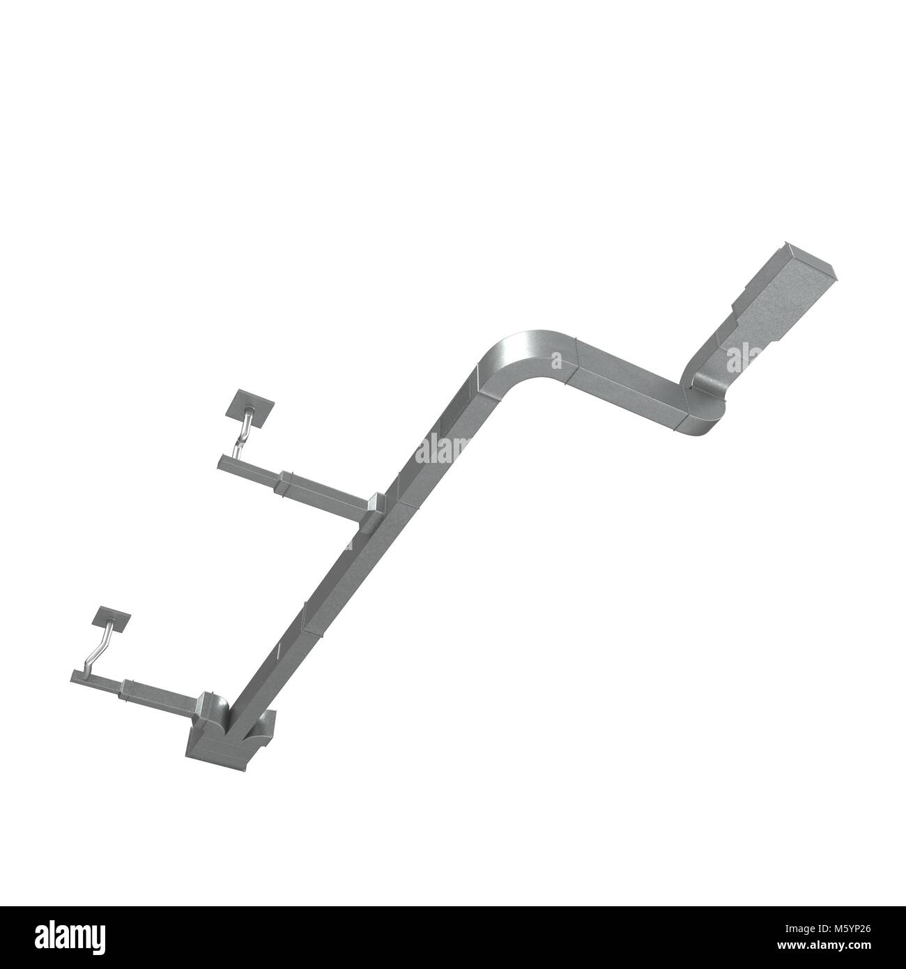 Gaines de conditionnement sur blanc. 3D illustration Banque D'Images