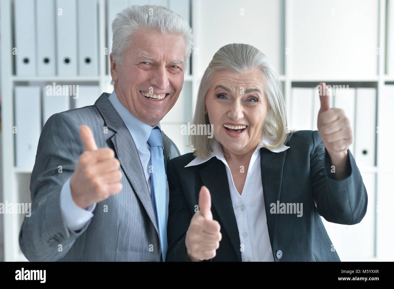 L'homme et la femme seniour Banque D'Images