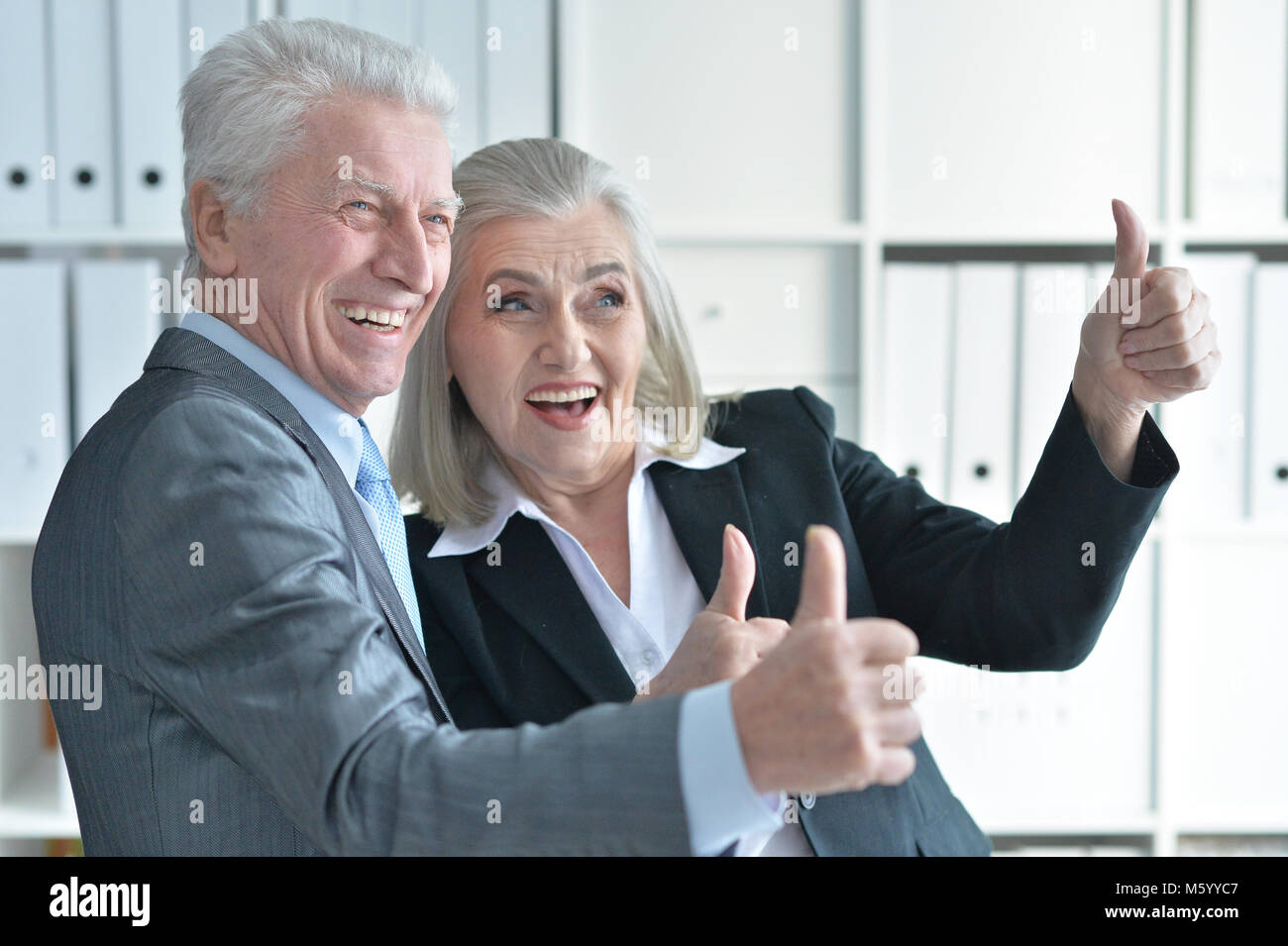 L'homme et la femme seniour Banque D'Images