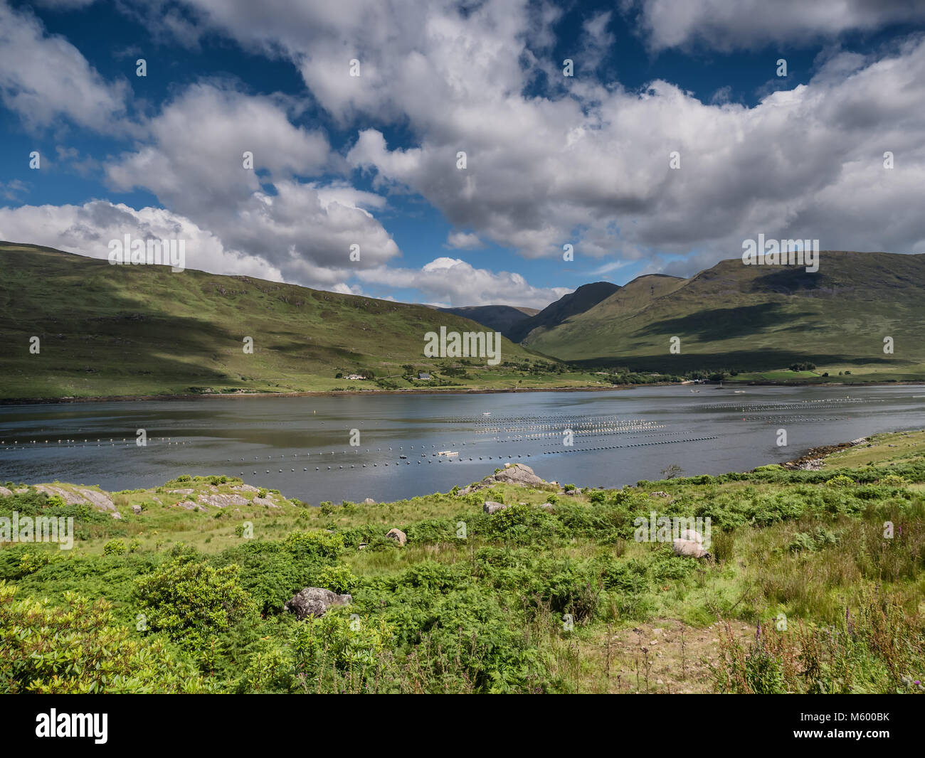 Les Scenic dans le Connemara en Irlande de l'ouest Banque D'Images