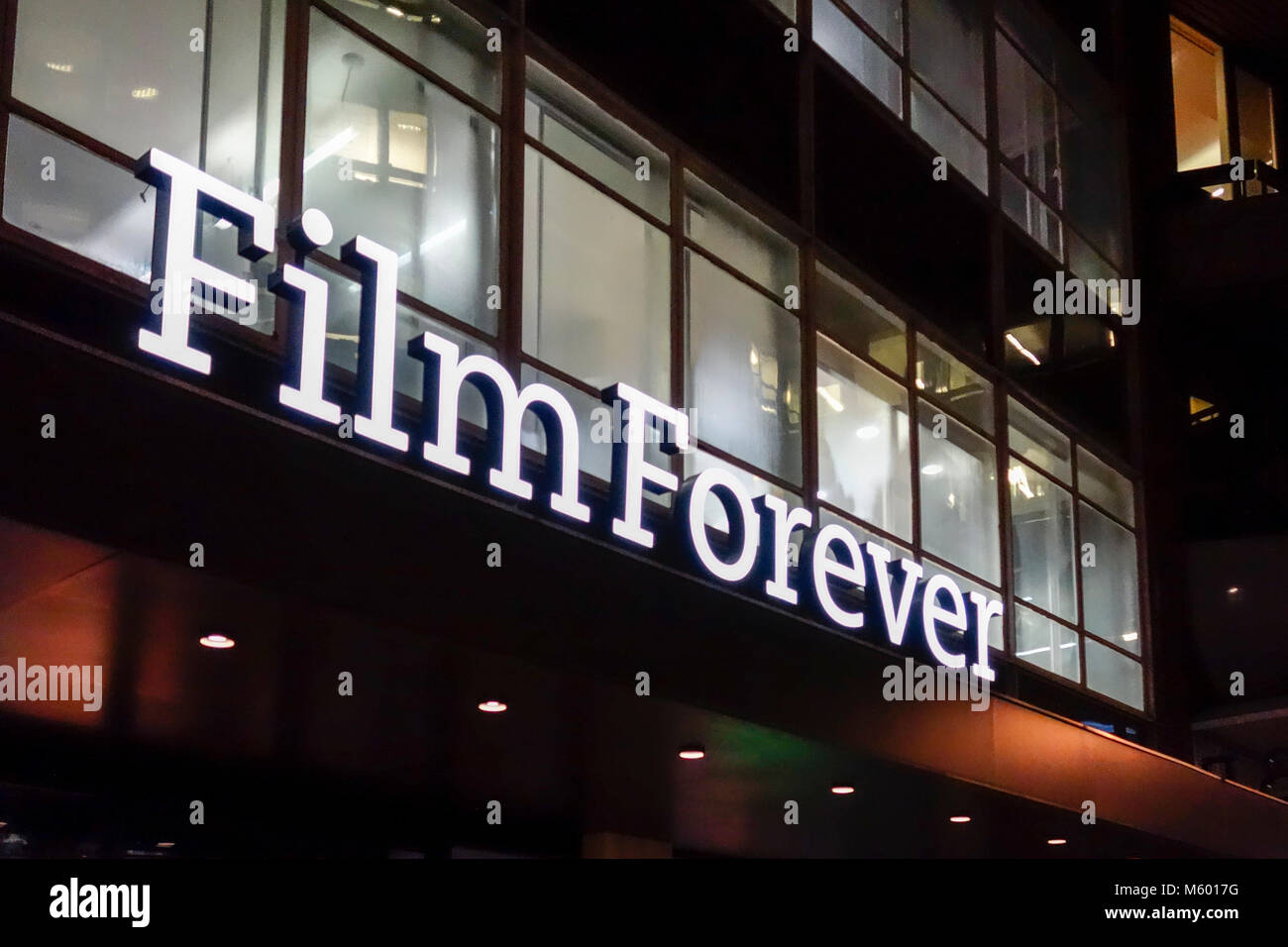 BFI Film Forever sur Stephen Street, Fitzrovia, Londres, W1, UK Banque D'Images