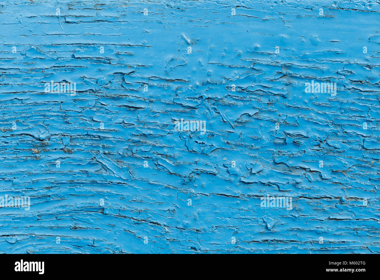 Ancien bleu bois peint, fond surface craquelée altérée Banque D'Images