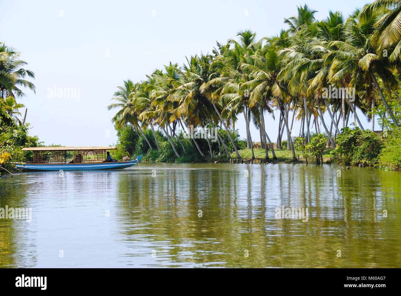 Lake au Kerala Banque D'Images