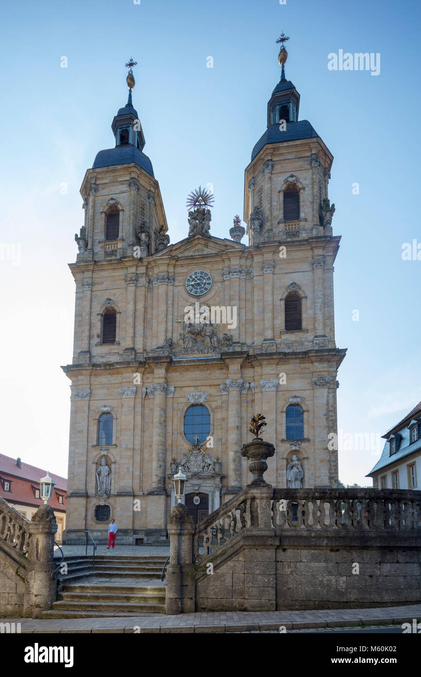 Église de pèlerinage de la Sainte Trinité, 1730-1739, Gößweinstein, Gössweinstein, Gossweinstein, Franconia, Bavaria, Germany Banque D'Images