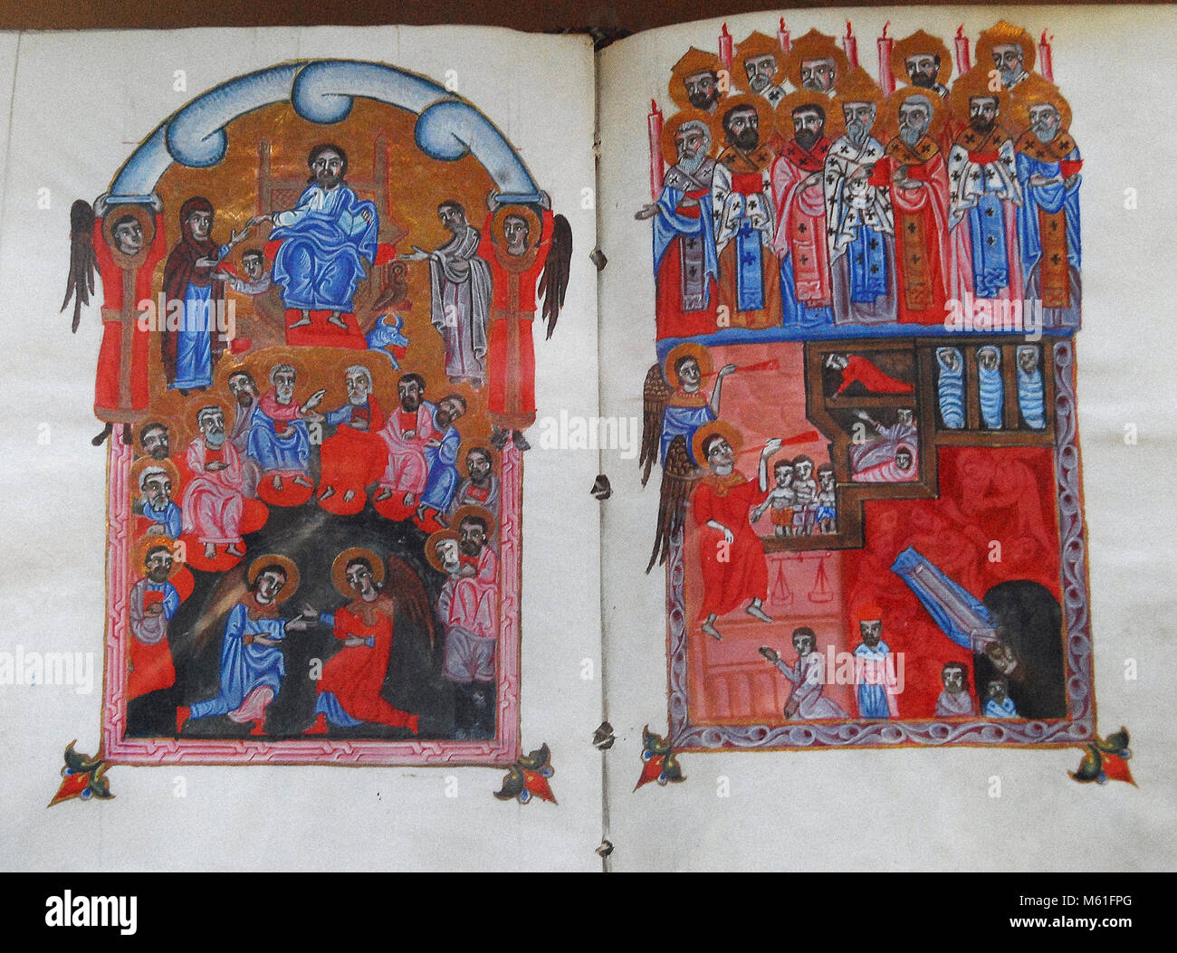 L'Arménie Yeveran Materadaran codices lumineux et des manuscrits du xiiie siècle Banque D'Images
