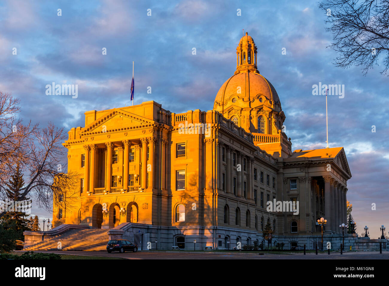 Assemblée législative de l'Alberta, Edmonton, Alberta, Canada. Banque D'Images