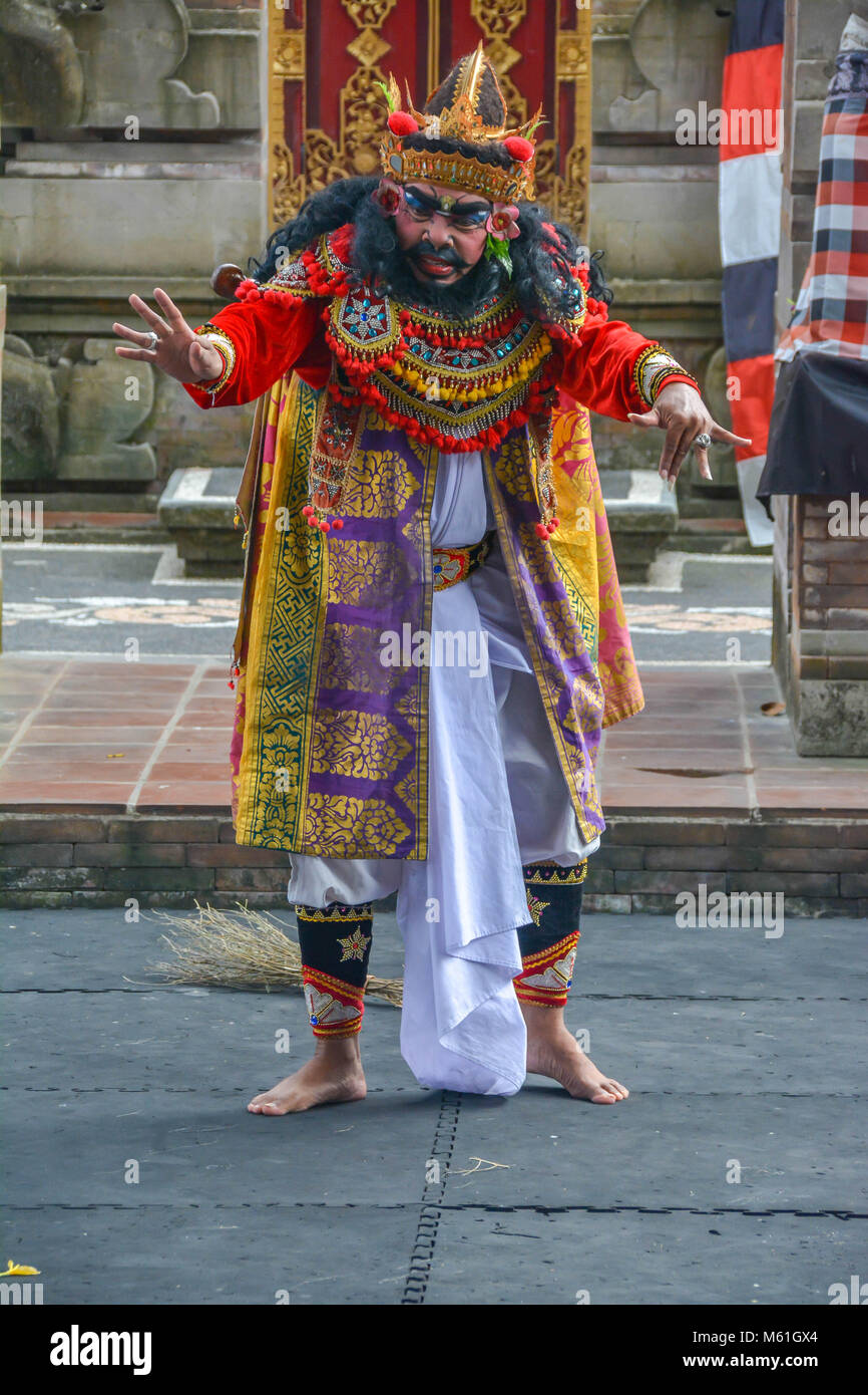 Les habitants de Bali Barong, mythique