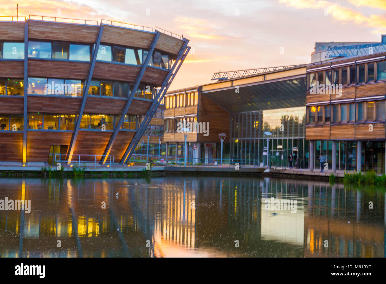 University of Nottingham Jubilee Campus - Angleterre Banque D'Images