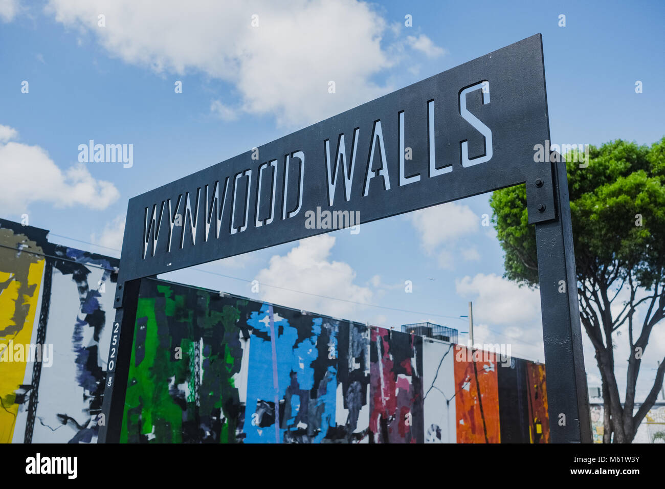 Les murs, Wynwood Miami, Floride, en Amérique du Nord Banque D'Images