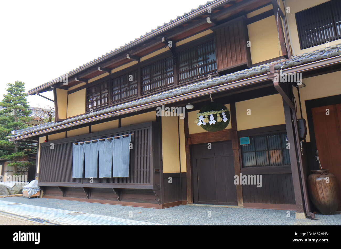 Maison traditionnelle japonaise le Japon dans la ville de Gero Banque D'Images
