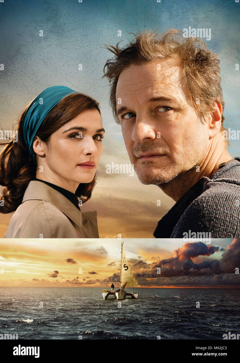 DATE DE SORTIE : 2018 Titre : La Merci STUDIO : Lionsgate Réalisateur : James Marsh PLOT : Yachtsman Donald Crowhurst tentative désastreuse du pour gagner le Golden Globe 1968 Race finit avec lui la création d'un compte de voyager seul au monde par la mer. Avec : Rachel Weisz que Clare Crowhurst, Colin Firth comme Donald Crowhurst (art de l'affiche l'image Crédit : © Lionsgate Entertainment/photos) Banque D'Images