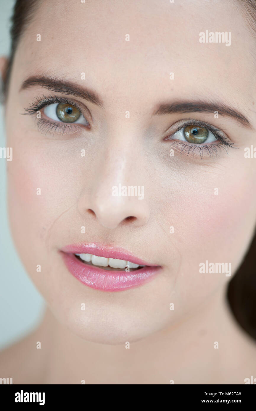 Close up of woman's face Banque D'Images