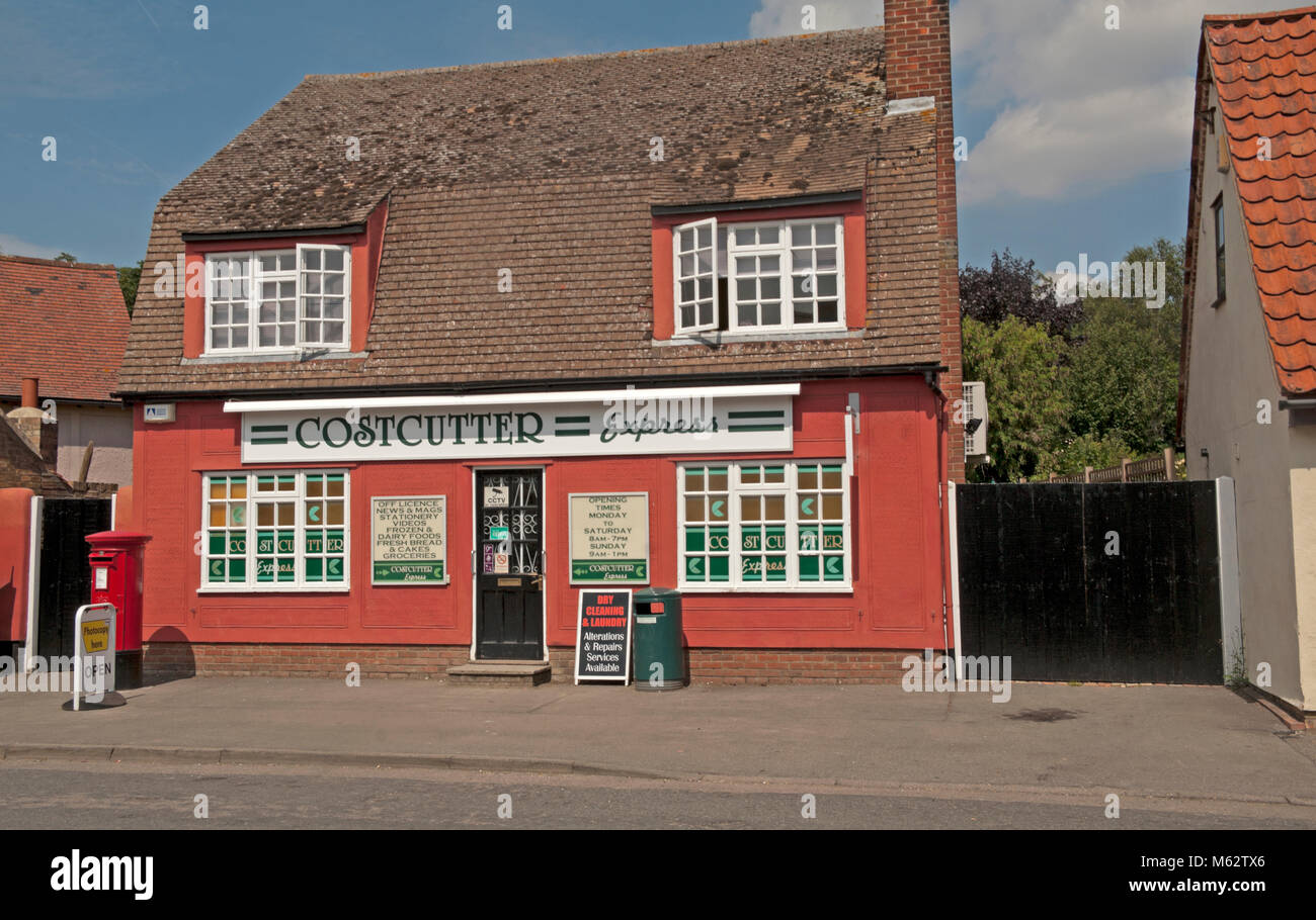 Ickleton, Costcutter Store, Cambrideshire, Angleterre, Banque D'Images