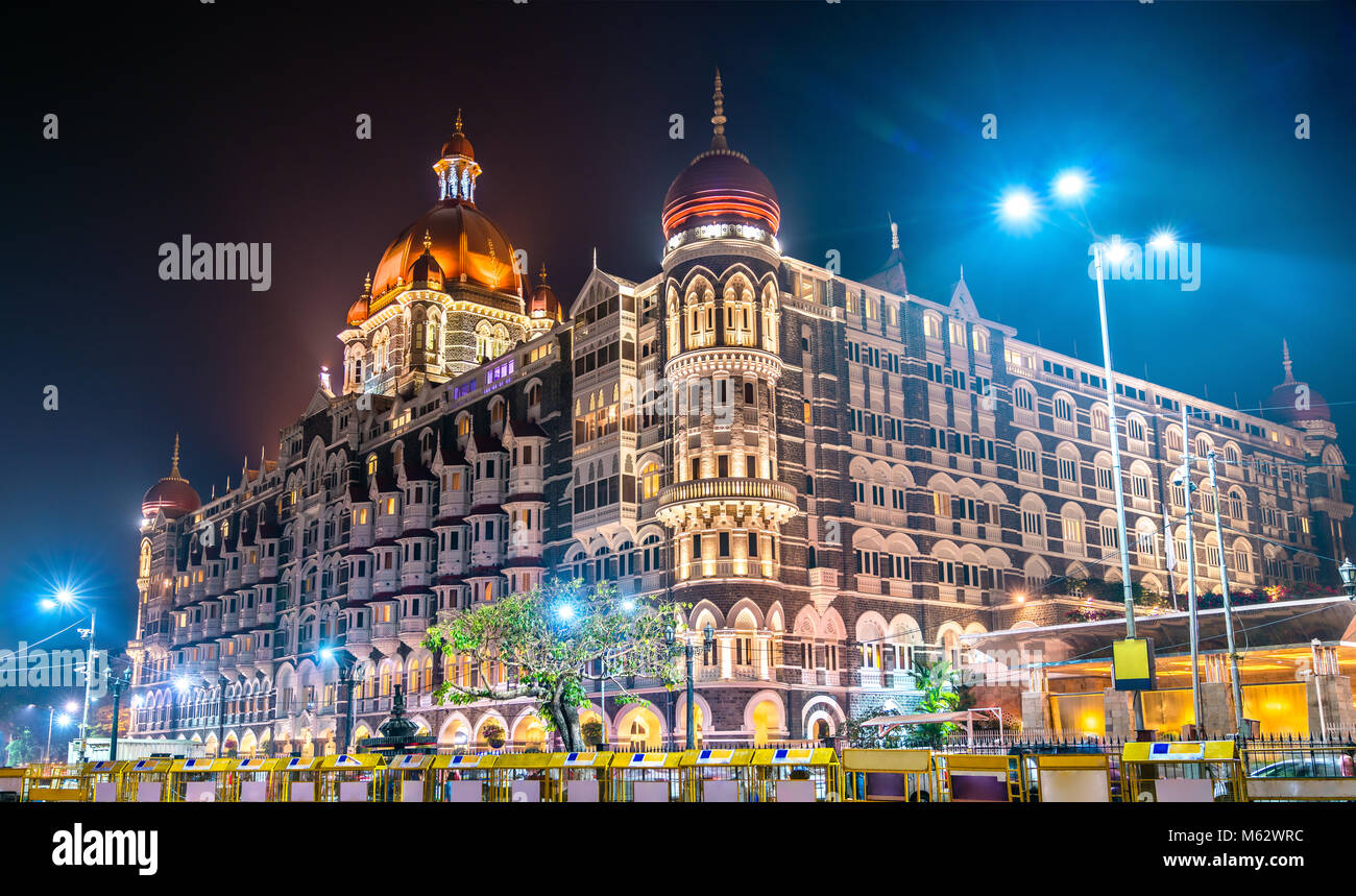 Taj Mahal Palace, un lieu historique builging dans Mumbai. Construit en 1903 Banque D'Images