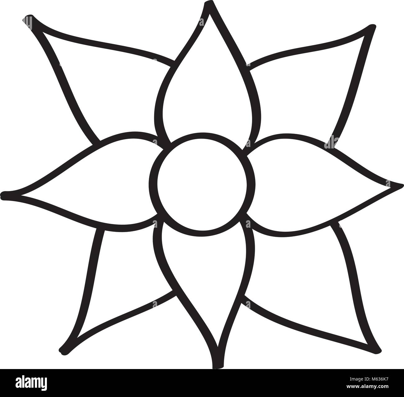 Fleur de noël poinsettia décoration traditionnels Illustration de Vecteur