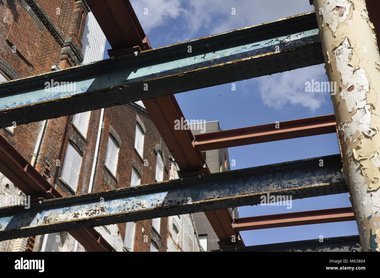 Les bâtiments délabrés quai d'ipswich Banque D'Images