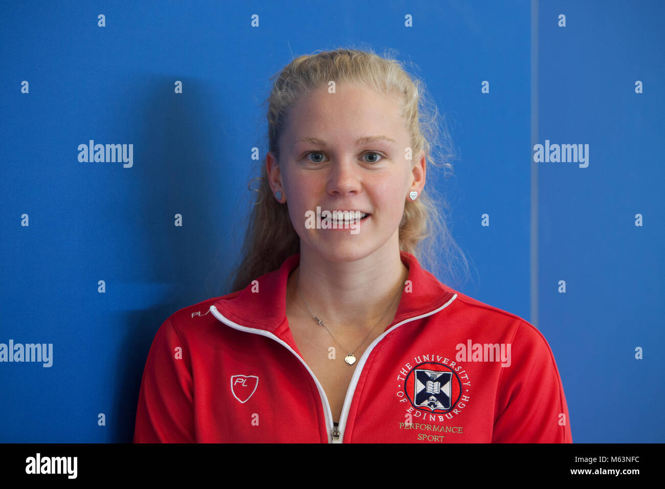 Edimbourg, Ecosse 28 février 2018. Nageurs de haut niveau de l'Université d'Édimbourg seront parmi ceux qui participent à l'événement, qui prend place à la Royal Commonwealth Pool, du jeudi au dimanche (1-4 mars). Photo : Lucy espère Pako Mera/Alamy Live News Banque D'Images