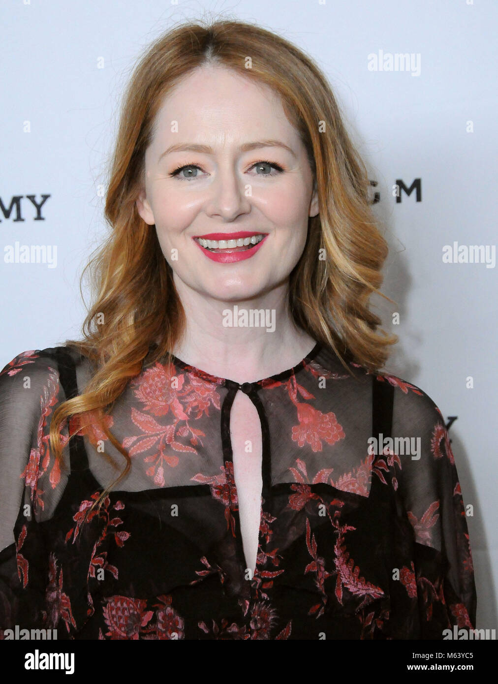 LOS ANGELES, CA - le 27 février : L'actrice Miranda Otto le Los Angeles Premiere d'Australiansinfilm Dance Academy" à la Charlie Chaplin théâtre à Raleigh Studios le 27 février 2018 à Los Angeles, Californie. Photo de Barry King/Alamy Live News Banque D'Images